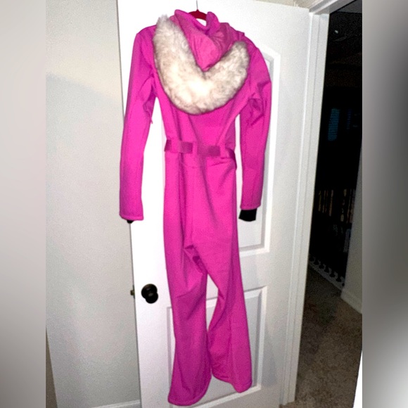 asos-pants-jumpsuits-nwt-asos-hot-pink-ski-suitsnowsuit-onesie